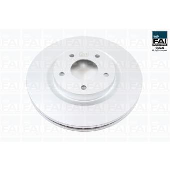 Jeu de 2 disques de frein arrière FAI AutoParts [FPBD1325]