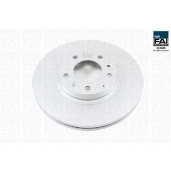 Jeu de 2 disques de frein arrière FAI AutoParts [FPBD1354]