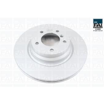 Jeu de 2 disques de frein arrière FAI AutoParts [FPBD1361]