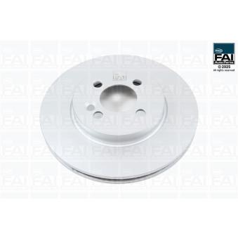 Jeu de 2 disques de frein arrière FAI AutoParts [FPBD1366]