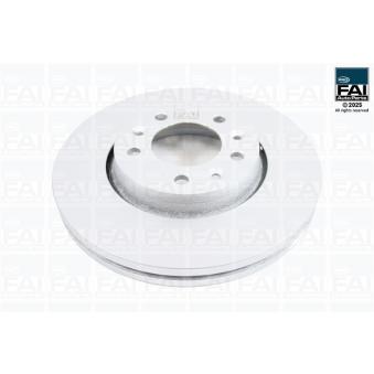 Jeu de 2 disques de frein arrière FAI AutoParts [FPBD1381]