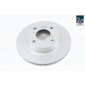Jeu de 2 disques de frein arrière FAI AutoParts [FPBD1389]