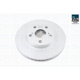 Jeu de 2 disques de frein arrière FAI AutoParts [FPBD1391]