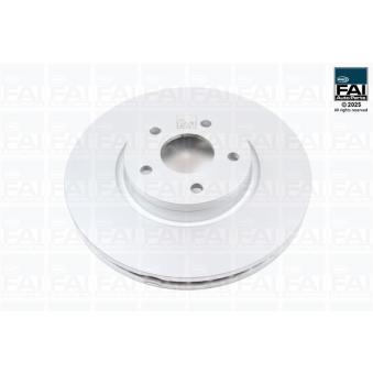 Jeu de 2 disques de frein arrière FAI AutoParts [FPBD1393]