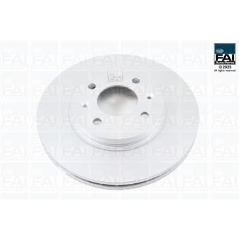Jeu de 2 disques de frein arrière FAI AutoParts [FPBD1395]