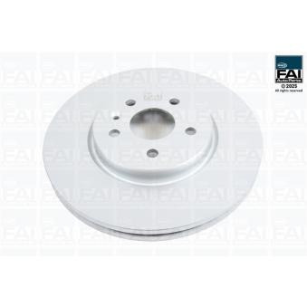 Jeu de 2 disques de frein arrière FAI AutoParts [FPBD1415]