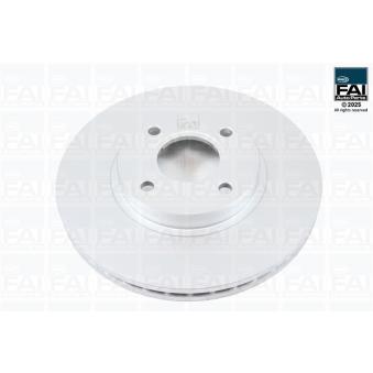 Jeu de 2 disques de frein arrière FAI AutoParts [FPBD1419]