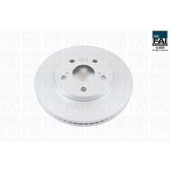 Jeu de 2 disques de frein arrière FAI AutoParts [FPBD1460]