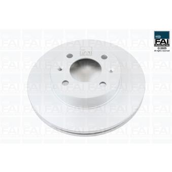 Jeu de 2 disques de frein arrière FAI AutoParts [FPBD1514]