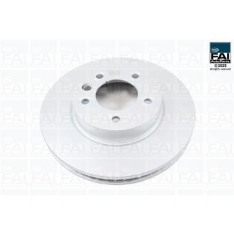 Jeu de 2 disques de frein arrière FAI AutoParts [FPBD6000S]