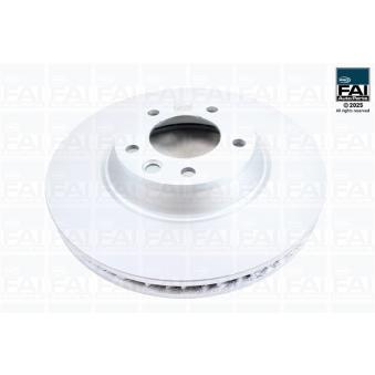 Jeu de 2 disques de frein arrière FAI AutoParts [FPBD6002S]