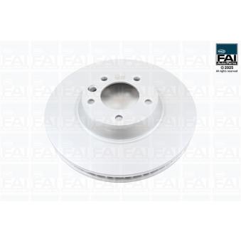 Jeu de 2 disques de frein arrière FAI AutoParts [FPBD6003S]