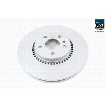 Jeu de 2 disques de frein arrière FAI AutoParts [FPBD6009S]