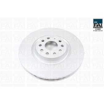 Jeu de 2 disques de frein arrière FAI AutoParts [FPBD6052S]