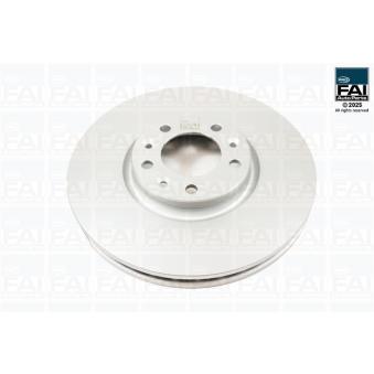 Jeu de 2 disques de frein arrière FAI AutoParts [FPBD6057S]