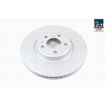 Jeu de 2 disques de frein arrière FAI AutoParts [FPBD6059S]