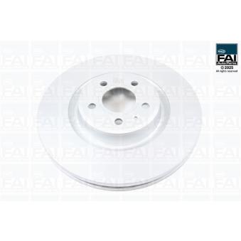 Jeu de 2 disques de frein arrière FAI AutoParts [FPBD6060S]