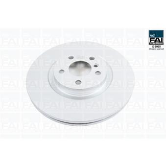 Jeu de 2 disques de frein arrière FAI AutoParts [FPBD6075S]