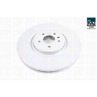 Jeu de 2 disques de frein arrière FAI AutoParts [FPBD6081S]
