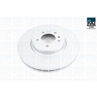 Jeu de 2 disques de frein arrière FAI AutoParts [FPBD6120S]