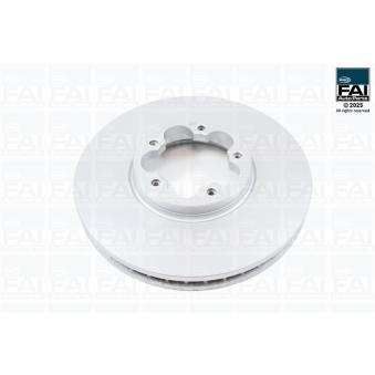 Jeu de 2 disques de frein arrière FAI AutoParts [FPBD6122S]