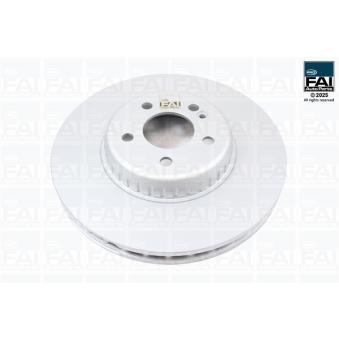 Jeu de 2 disques de frein arrière FAI AutoParts [FPBD8024S]