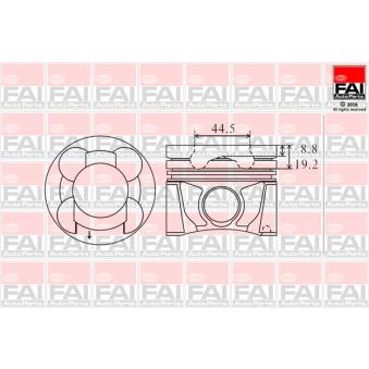 Piston FAI AutoParts [PK17-050]