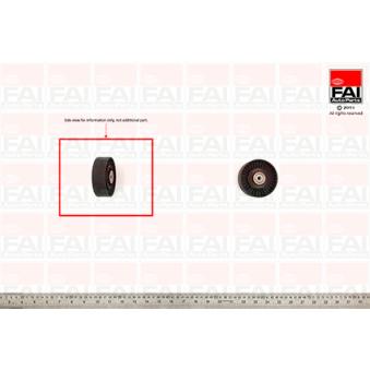 Poulie-tendeur, courroie trapézoïdale à nervures FAI AutoParts OEM vx028145278evx Poulie-tendeur, courroie trapézoïdale à nervures FAI AutoParts OEM vx028145278evx