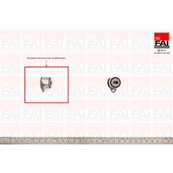 Poulie-tendeur, courroie de distribution FAI AutoParts OEM M343741