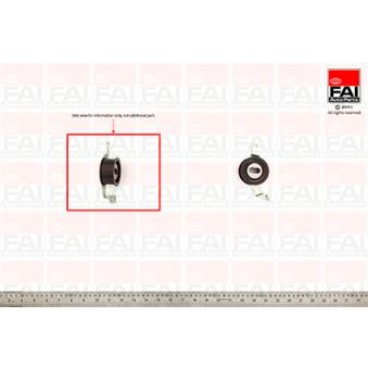 Poulie-tendeur, courroie de distribution FAI AutoParts OEM 7330712