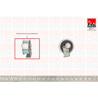 Poulie-tendeur, courroie de distribution FAI AutoParts OEM 058109243C