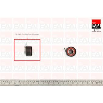 Poulie-tendeur, courroie de distribution FAI AutoParts OEM 0K93812700