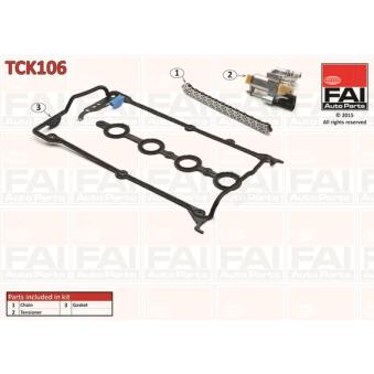 Kit de distribution par chaîne FAI AutoParts TCK106 pour AUDI A6 1.8 T - 180cv