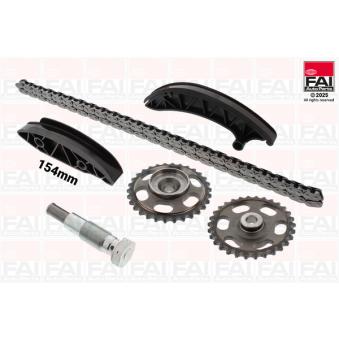 Kit de distribution par chaîne FAI AutoParts TCK227LNG pour PEUGEOT BIPPER E 220 BlueTEC - 177cv