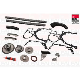 Kit de distribution par chaîne FAI AutoParts TCK258 pour KIA VENGA 1.6 CRDi - 128cv