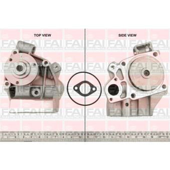 Pompe à eau FAI AutoParts OEM 1201C9 Pompe à eau FAI AutoParts OEM 1201C9