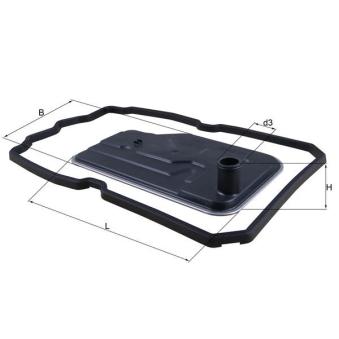 Filtre hydraulique, boîte automatique KNECHT HX 124D pour KIA PRO CEED E 400 - 333cv