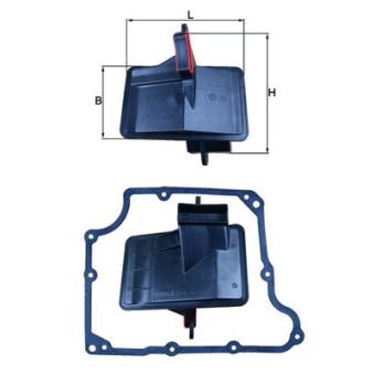 Filtre hydraulique, boîte automatique KNECHT OEM 703303