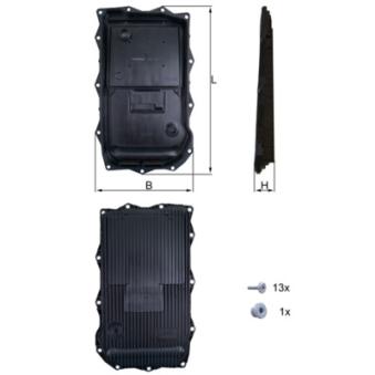 Carter d'huile, boîte automatique KNECHT HX 184KIT pour CHRYSLER PACIFICA 320 i Efficient Dynamics - 170cv