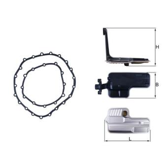 Filtre hydraulique, boîte automatique KNECHT HX 192D pour AUDI A4 2.0 TDI quattro - 150cv