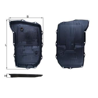 Carter d'huile, boîte automatique KNECHT [HX 255]