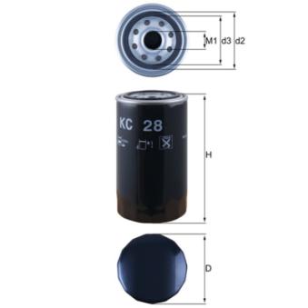 Filtre à carburant KNECHT [KC 28]