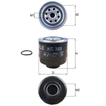 Filtre à carburant KNECHT OEM 1770A374 Filtre à carburant KNECHT OEM 1770A374