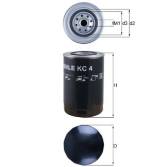 Filtre à carburant KNECHT OEM 4613310