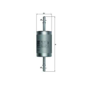 Filtre à carburant KNECHT OEM 5L1Z9155AA
