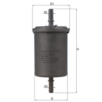 Filtre à carburant KNECHT KL 416/1 pour AIXAM MINAUTO 1.8 - 252cv