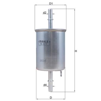 Filtre à carburant KNECHT OEM 25121074