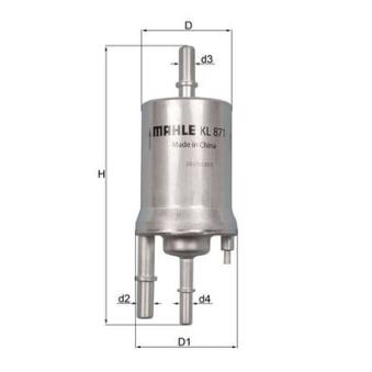 Filtre à carburant KNECHT [KL 871]
