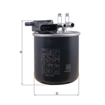 Filtre à carburant KNECHT OEM 6420906352