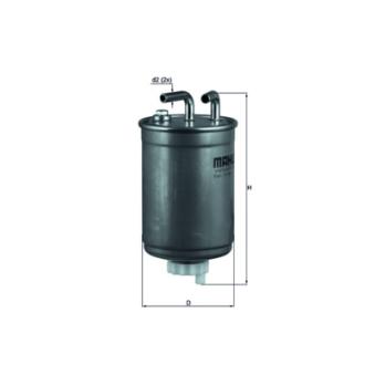 Filtre à carburant KNECHT OEM 91A9155EB